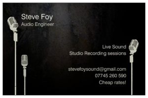 steve's card